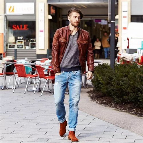 男生拍照姿势的摆法-图片3