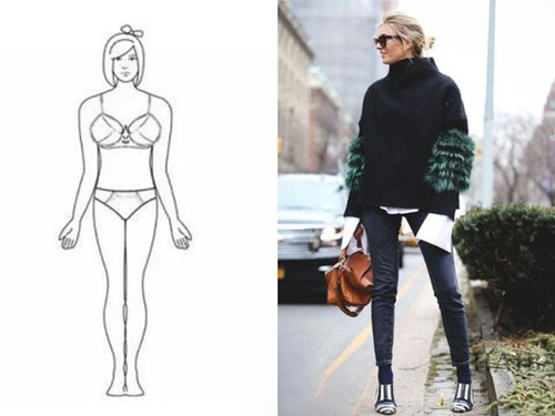 Y型身材妹子成熟范穿搭要点-图片1