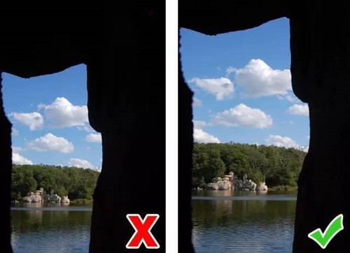 框架式构图技巧