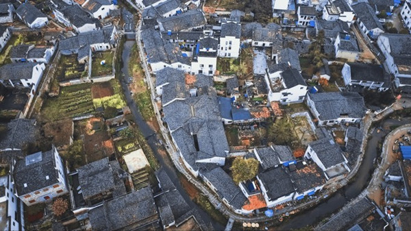 查济古镇摄影图片