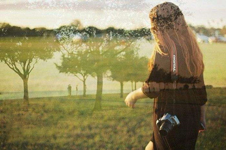 多重曝光人像效果