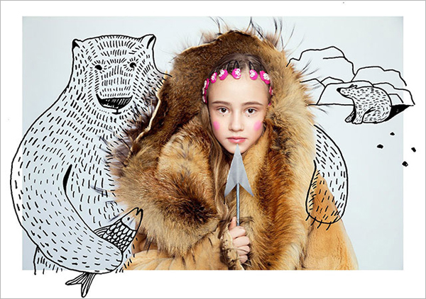 儿童摄影创意作品