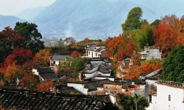 皖南古村落——安徽塔川古镇秋色图-图片5