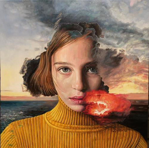 多重曝光人像效果