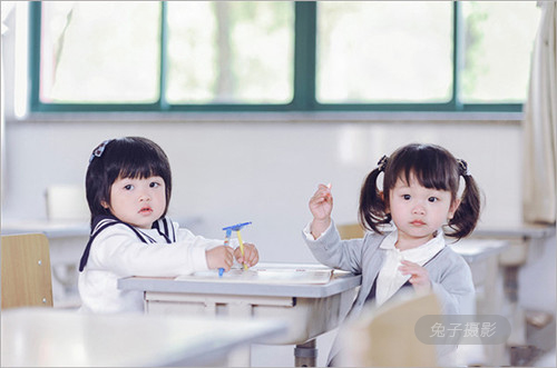 儿童摄影主题校园风