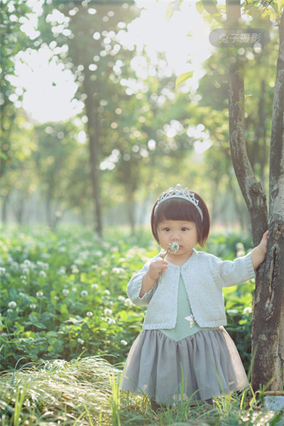 儿童森系主题摄影