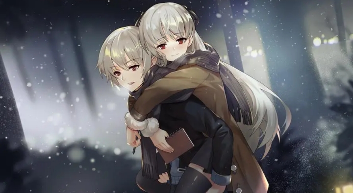 动漫情侣头像一左一右