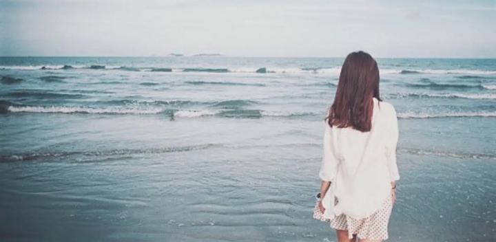 qq女生背影头像