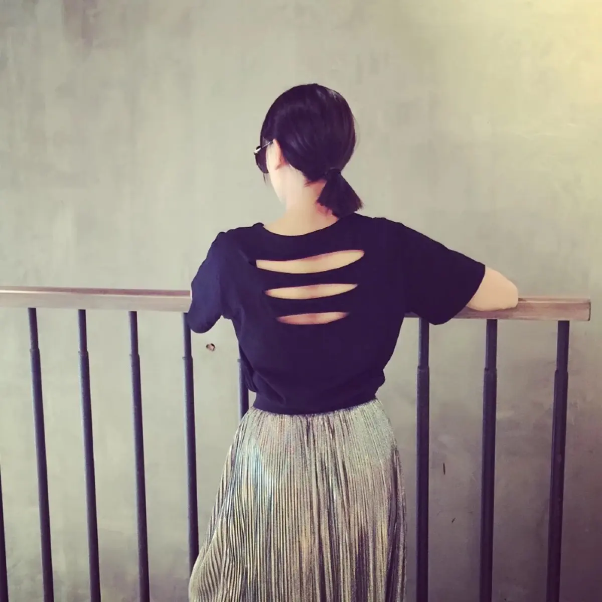 非主流女生背影头像