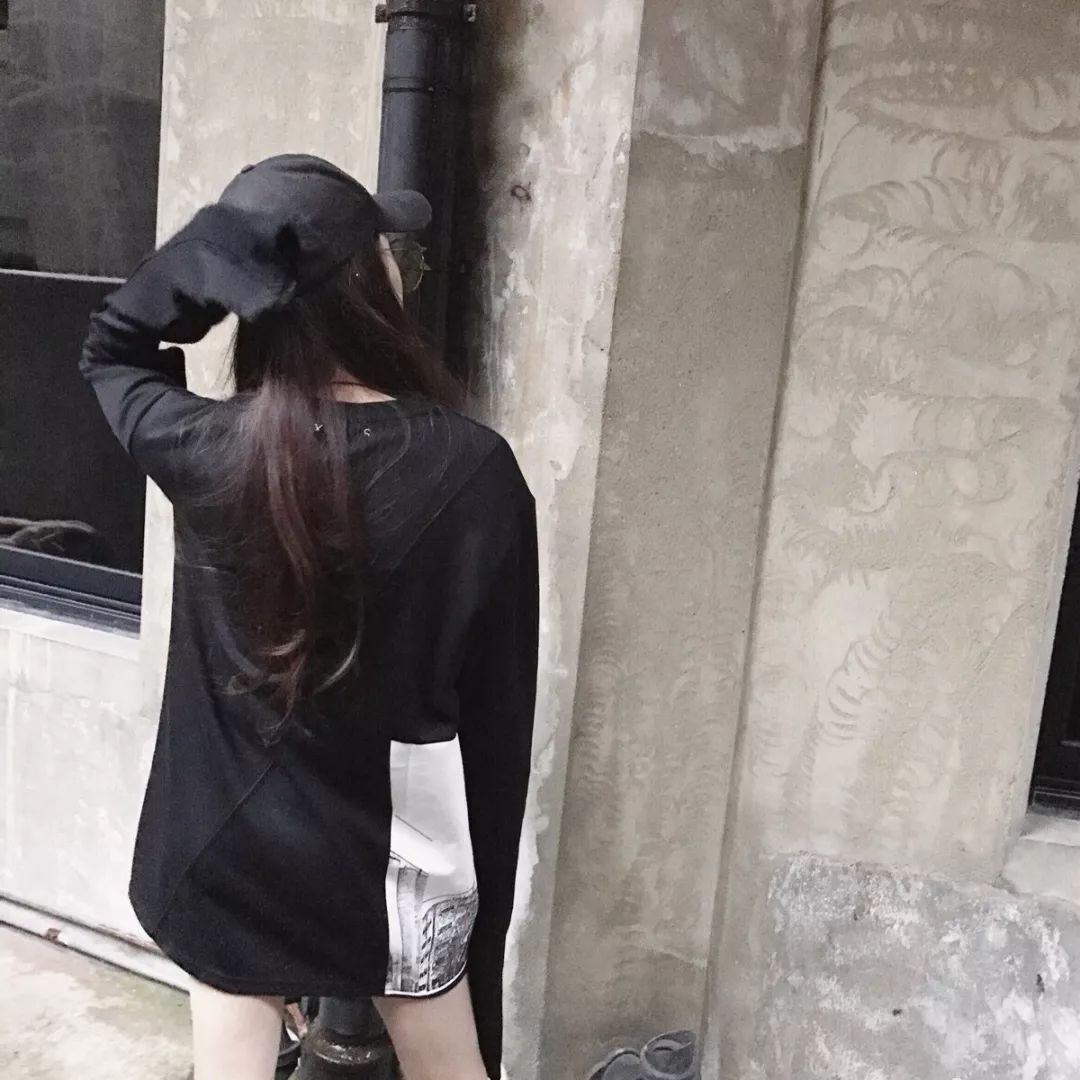 非主流女生背影头像