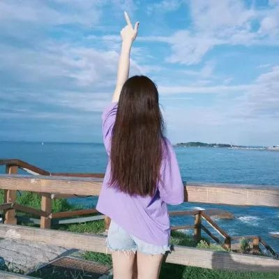 qq女生背影头像