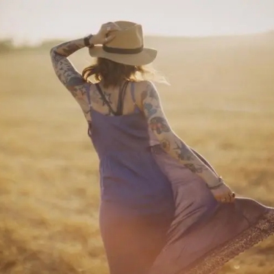 非主流女生背影头像