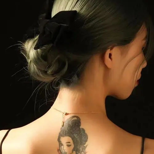 非主流女生背影头像