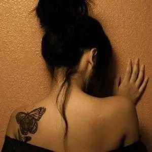 非主流女生背影头像