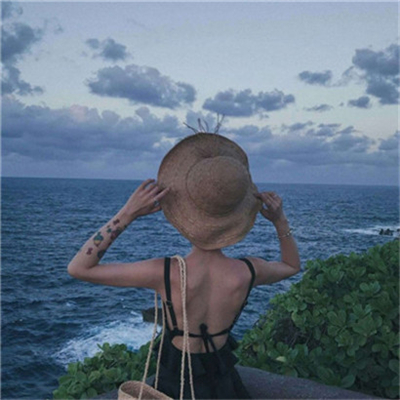 qq女生背影头像