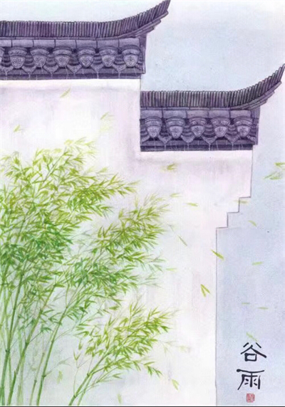 谷雨节气美图古风