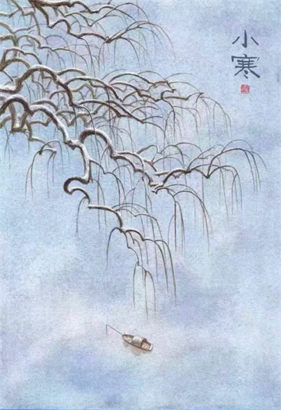 小寒节气美图古风