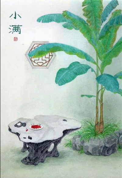 小满节气美图古风