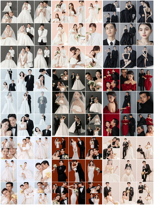 教你拍婚纱照的100个姿势