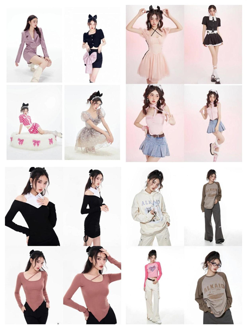 模特儿pose图解100个