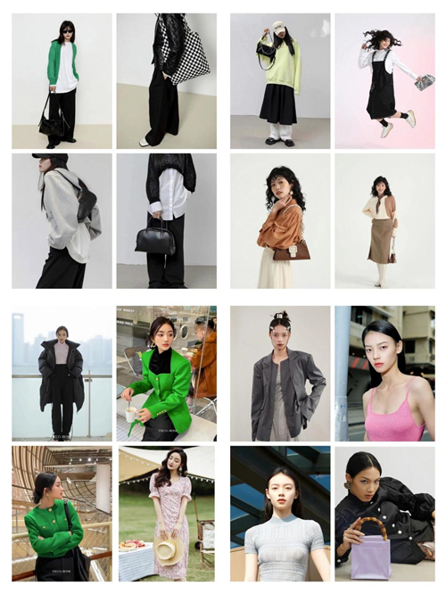 模特儿pose图解100个