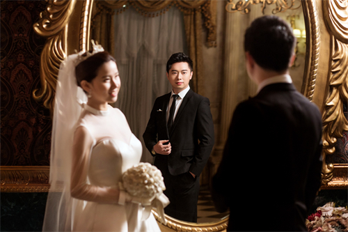 古典宫廷风格婚纱照