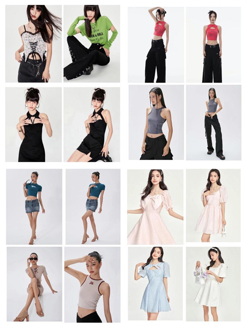 模特儿pose图解100个