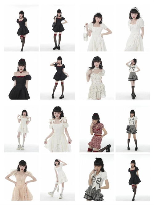 模特儿pose图解100个