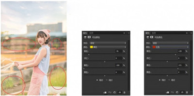 制作暖秋日系色调人像照片的外景调色教程