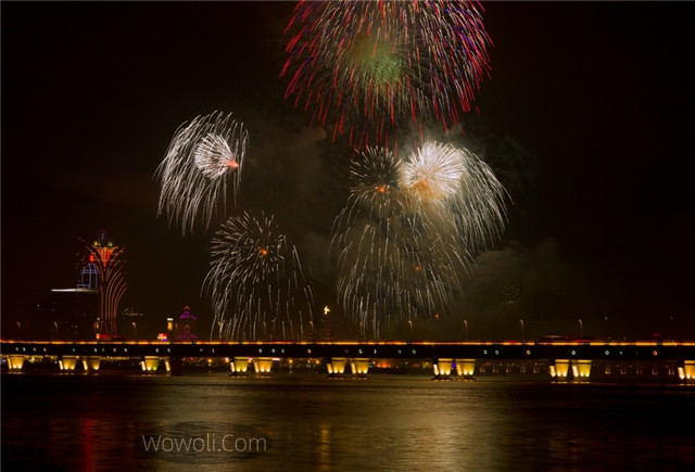 澳门烟花节照片