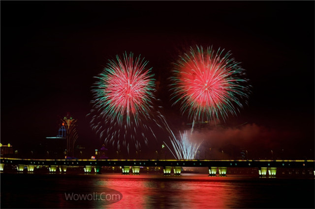 澳门烟花节照片