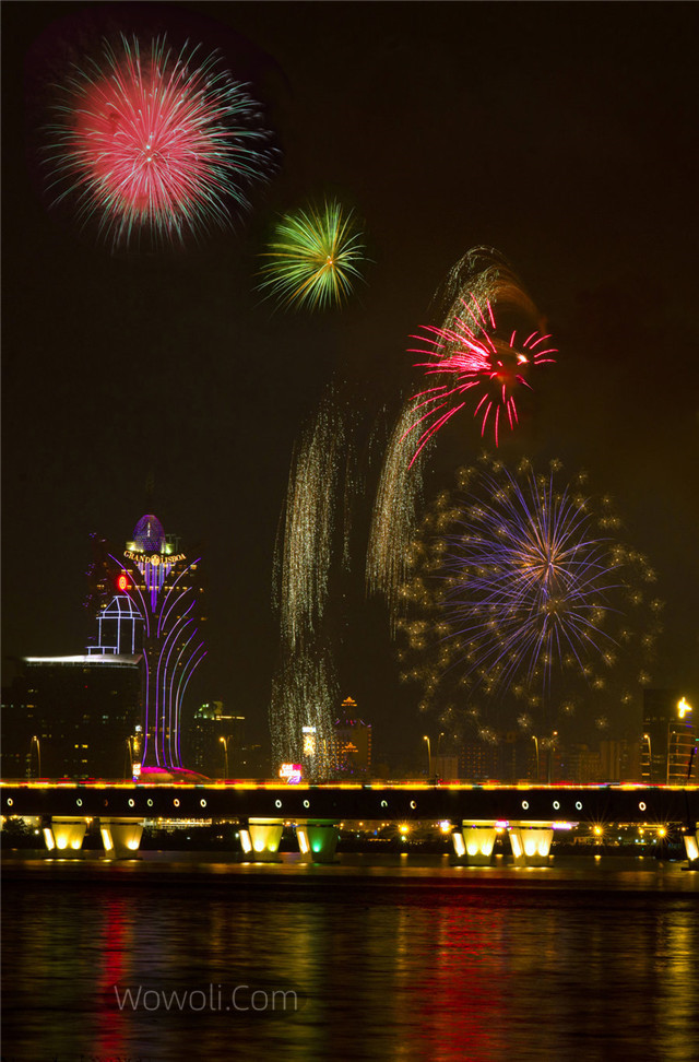 澳门烟花节照片
