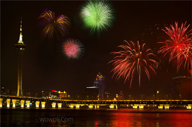 澳门烟花节照片