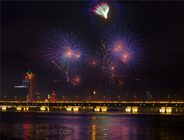 澳门烟花节照片