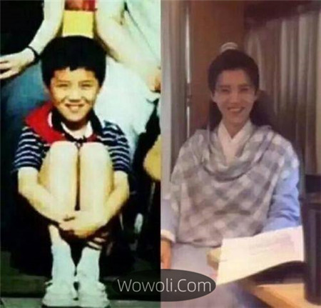 鹿晗小时候的照片大全