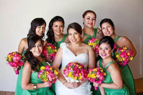 墨西哥新娘照片婚纱图片