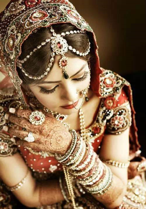 巴基斯坦新娘照片婚纱图片